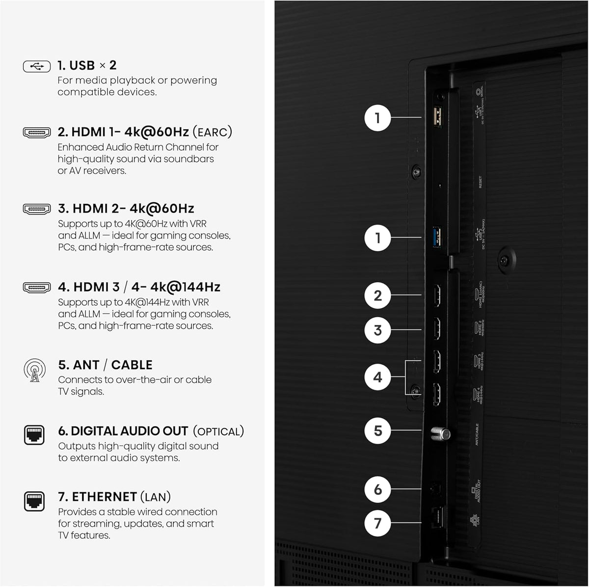 Hisense 55“ Hi-QLED S7 CanvasTV Series 4K UHD Google Smart Art TV (55S7SG, 2026 New) - 144Hz, Art Mode, Anti-Glare Panel, Dolby Vision HDR, Hi-Matte Display, Frame & UltraSlim Wall Mount Included