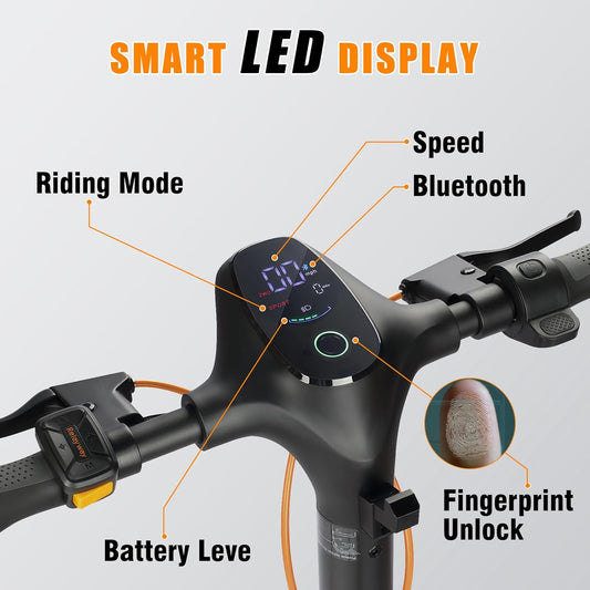 Offroad Electric Scooter 30 Mph Speed, 40-50 Miles Range, 300+ lb Capacity