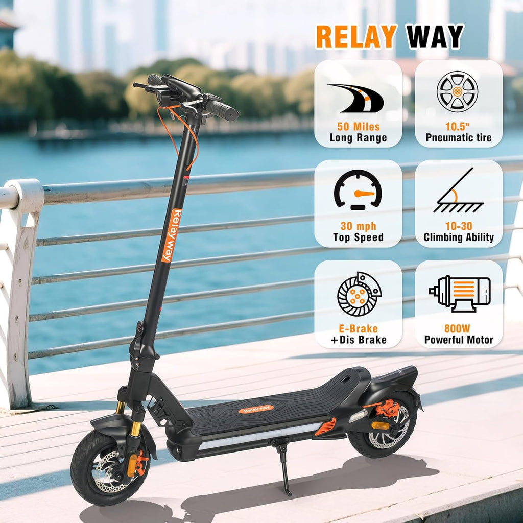 Offroad Electric Scooter 30 Mph Speed, 40-50 Miles Range, 300+ lb Capacity