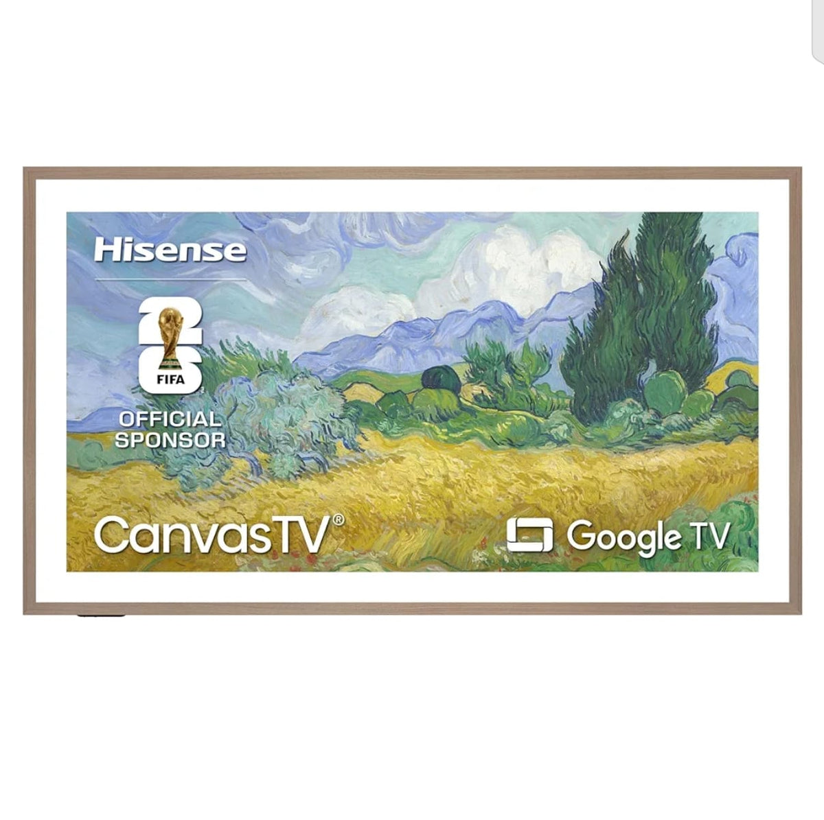 Hisense 55“ Hi-QLED S7 CanvasTV Series 4K UHD Google Smart Art TV (55S7SG, 2026 New) - 144Hz, Art Mode, Anti-Glare Panel, Dolby Vision HDR, Hi-Matte Display, Frame & UltraSlim Wall Mount Included