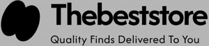 Thebeststore Logo with Solid B2B2B2 Background